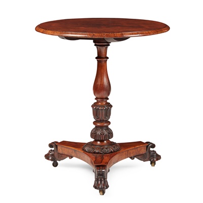 Lot 186 - REGENCY ROSEWOOD OCCASIONAL TABLE