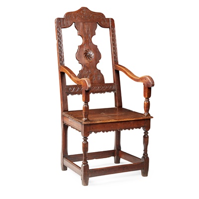 Lot 5 - PROVINCIAL FRUITWOOD ARMCHAIR