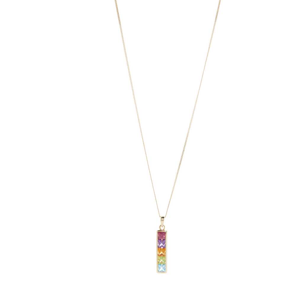 Lot 106 - H Stern: A gem-set 'Rainbow' pendant