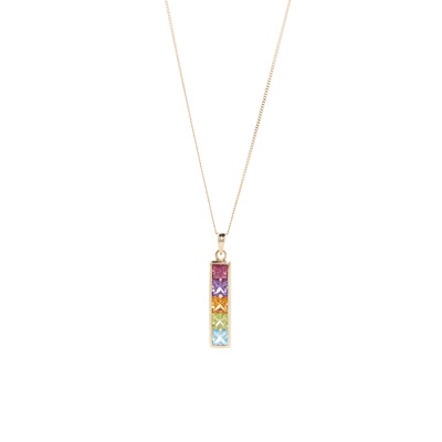 Lot 106 - H Stern: A gem-set 'Rainbow' pendant