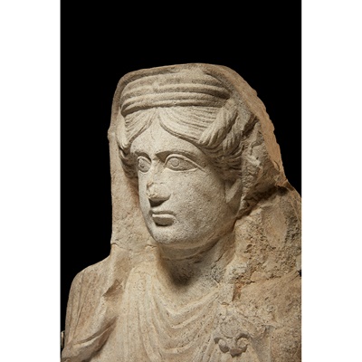 Lot 30 - PALMYRIAN RELIEF OF A LADY