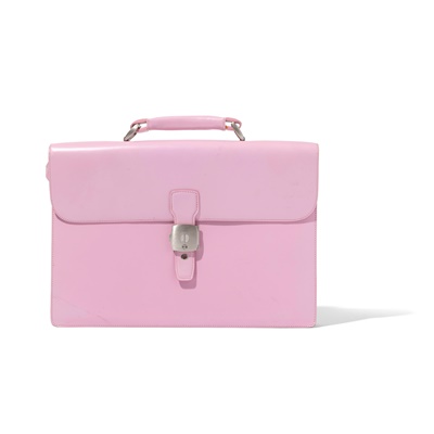Lot 56 - Dunhill: A pink holdall and laptop bag