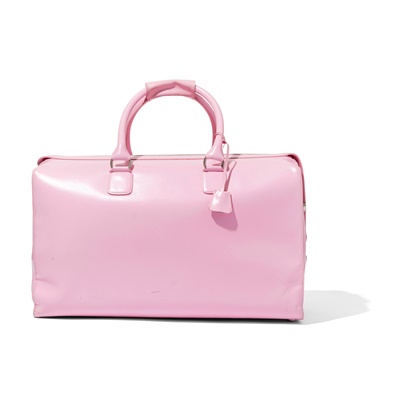 Lot 56 - Dunhill: A pink holdall and laptop bag