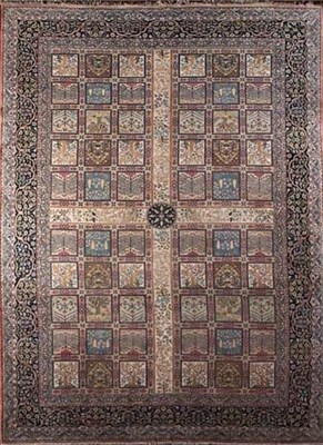 Lot 187 - A large Tabriz garden carpet, Persia circa...