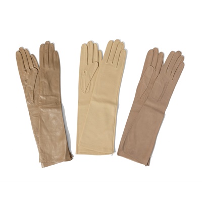 Lot 67 - Three pairs of evening gloves