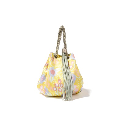 Lot 1 - Chanel: A Satin Flower bucket bag