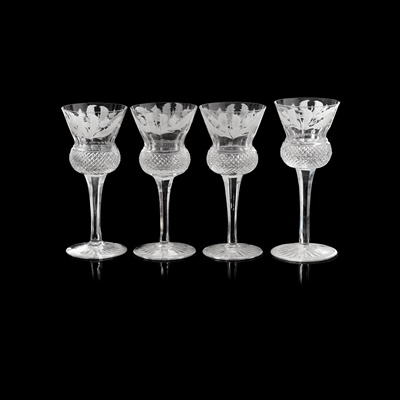 Lot 31 - A SUITE OF EDINBURGH CRYSTAL 'THISTLE' PATTERN GLASS