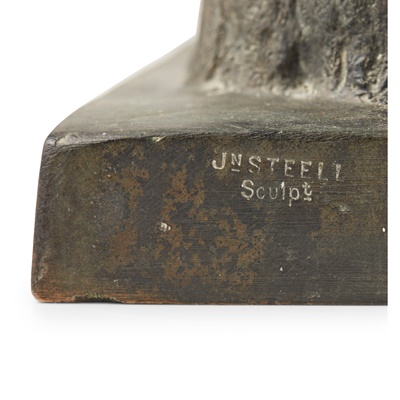 Lot 38 - FIGURE OF ROBERT BURNS BY SIR JOHN STEELL RSA (SCOTTISH 1804-1891)