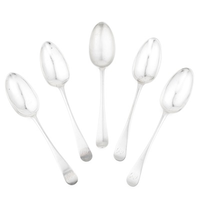 Lot 143 - ABERDEEN - FOUR SCOTTISH PROVINCIAL TABLESPOONS