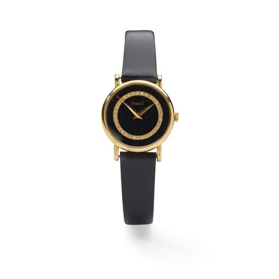 Lot 191 - Piaget: A diamond-set wristwatch