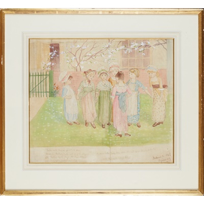 Lot 68 - ATTRIBUTED TO KATE GREENAWAY (1846-1901)