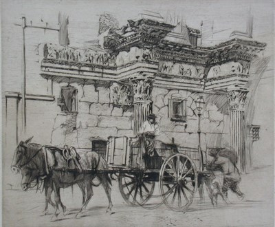 Lot 111 - WILLIAM WALCOT ST. PAUL'S Etching, signed in...
