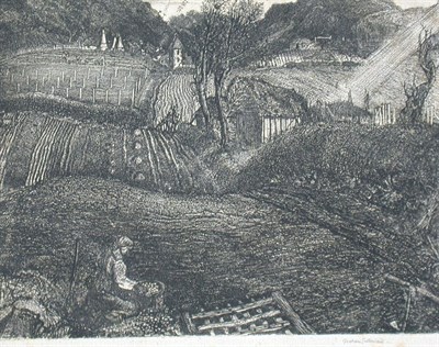Lot 110 - GRAHAM SUTHERLAND THE VILLAGE Etching, signed...