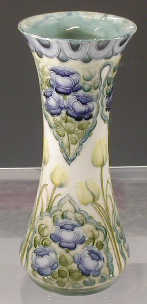 Lot 195 - A Moorcroft 'Florian Ware' flared vase,...