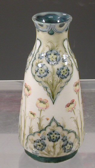 Lot 196 - A Moorcroft 'Florian Ware' vase, of tapering...