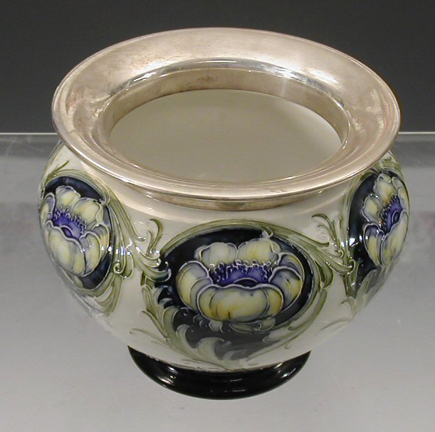 Lot 198 - A Moorcroft 'Florian Ware' circular bowl, with...