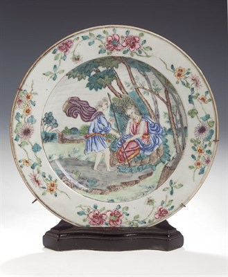 Lot 114 - An 18th century Chinese famille rose export...