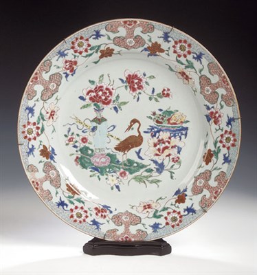 Lot 106 - An 18th century Chinese export famille rose...
