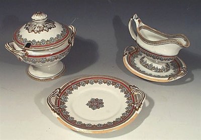 Lot 107 - A J and M P Bell part dinner service