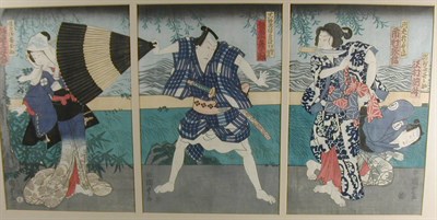Lot 162 - A Japanese woodblock print by Kunisada