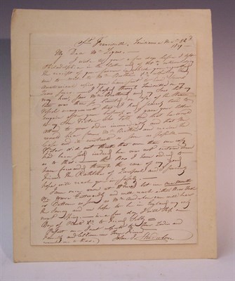 Lot 29 - Audubon, John James Autograph letter signed...