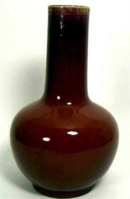 Lot 153 - A 19th century Chinese sang de boeuf bottle vase