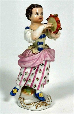 Lot 116 - An 18th century Meissen figure of a girl REVISED ESTIMATE £350-450