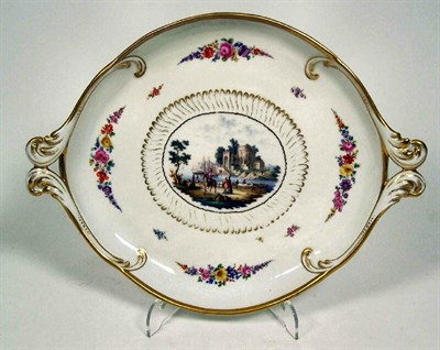 Lot 83 - A late 19th century Meissen tray
