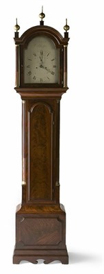 Lot 474 - A George III mahogany longcase clock, Hedge of Colchester, late 18th century